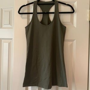 Lululemon original Cool Racerback tank olive green